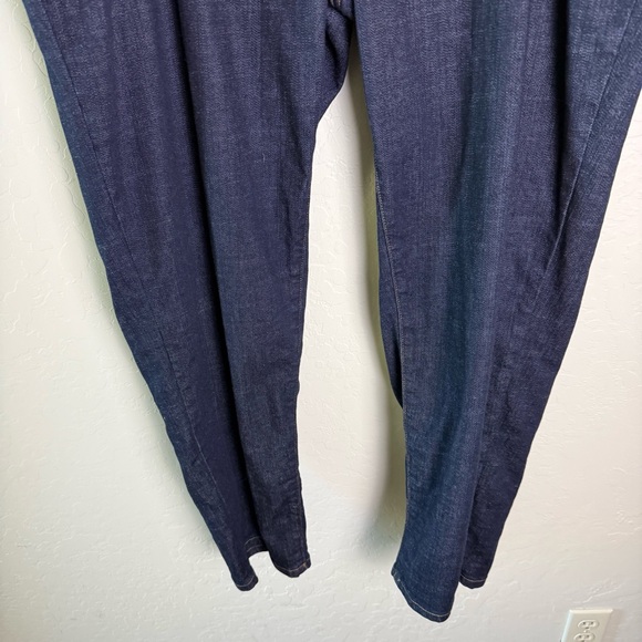 Eileen Fisher Cotton Stretch Denim Straight Jean 18 f19bd Easy Fit Ankle Length - Picture 14 of 14